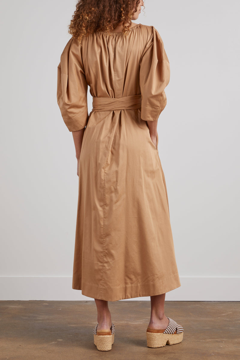 Mara Hoffman Agnella Dress in Khaki ...